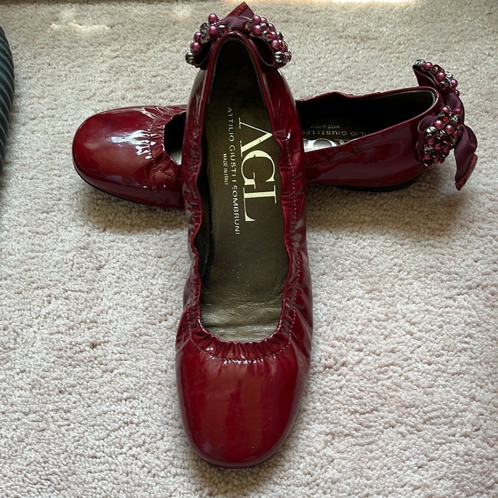 Adorable AGL red patent leather - Size 37